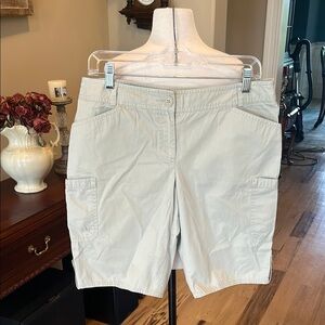 Anne Taylor LOFT Khaki Shirts Cargo Bermuda